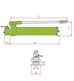 Hydraulic Hand Pumps Type (X) for double acting Cylinders